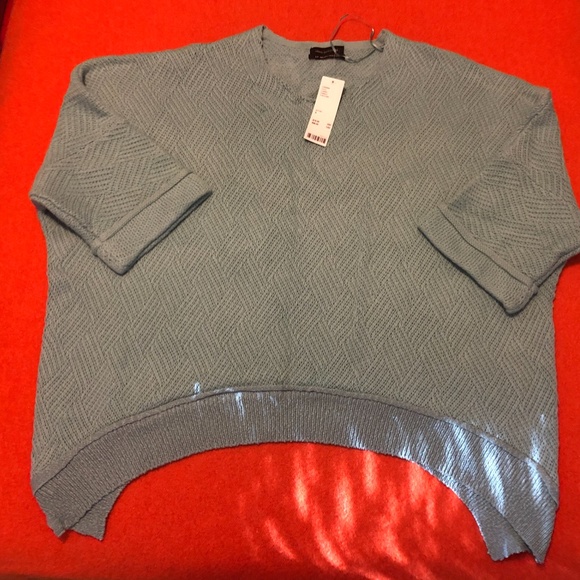 Urban Outfitters Tilda blue oversized sweater NWT - Picture 3 of 9